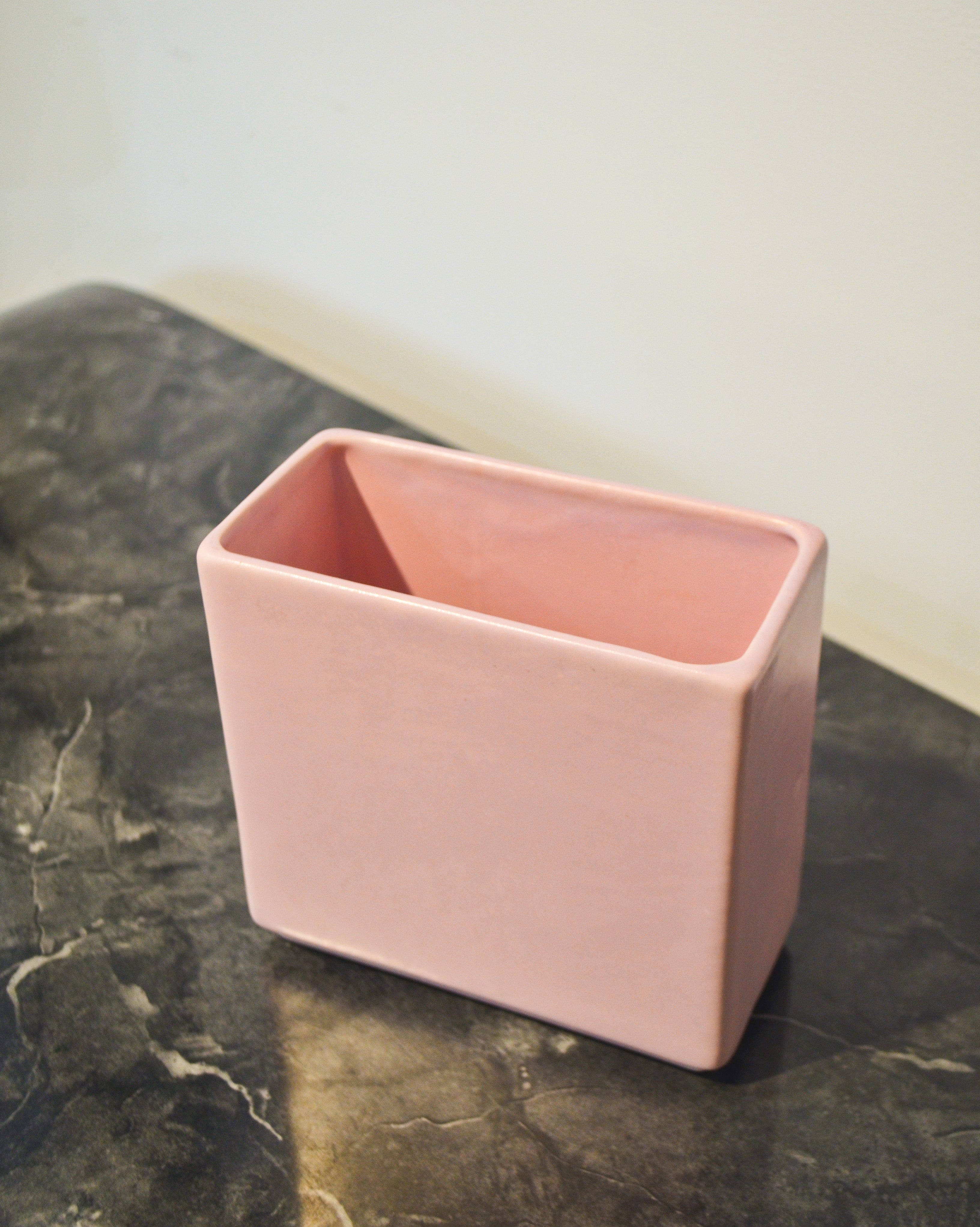 Haeger Pink Box Vase