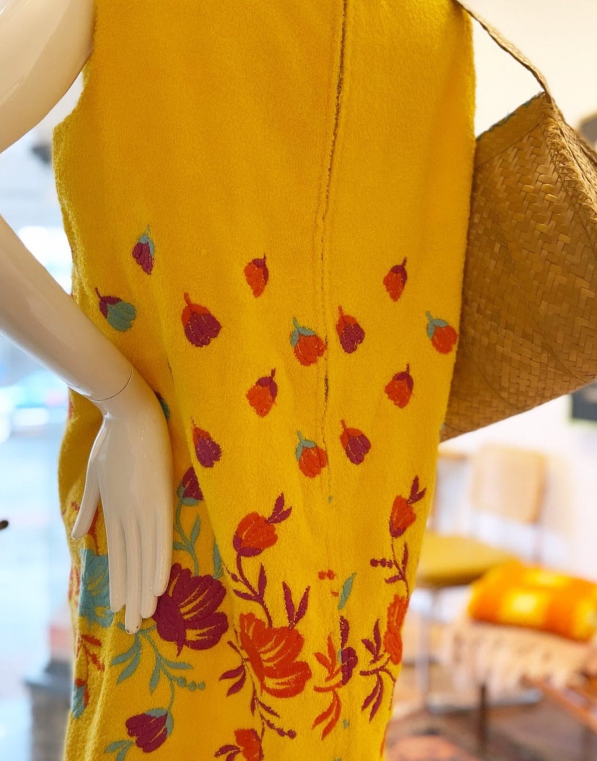 Seashells of Miami Embroidered Terrycloth Dress